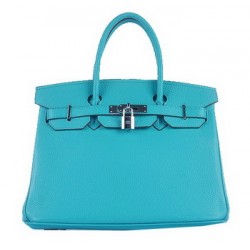 Hermes Birkin light blue grainy ladies leather tote bag in kenya