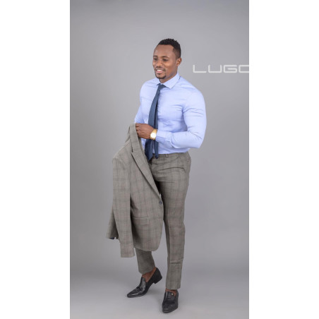 Luxury merino wool suit- Premium comfort and style.