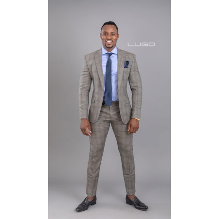 Luxury merino wool suit- Premium comfort and style.