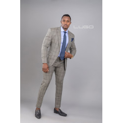 Luxury merino wool suit- Premium comfort and style.