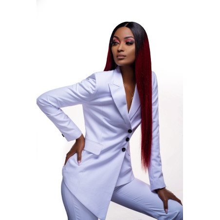 White Women’s Trouser Suit .