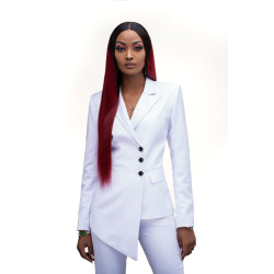 White Women’s Trouser Suit .
